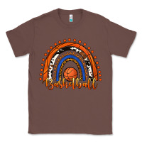 Chestnut Basketball Rainbow Classic Tee - RanaPortraitStore