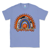 Colony Blue Basketball Rainbow Classic Tee - RanaPortraitStore