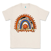 Natural Basketball Rainbow Classic Tee - RanaPortraitStore