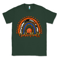 Sports Green Basketball Rainbow Classic Tee - RanaPortraitStore