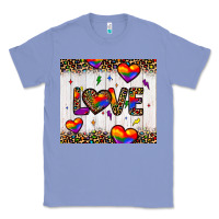Colony Blue love hearts pride tumbler Classic Tee - JahusDesignShop