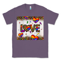 Lavender love hearts pride tumbler Classic Tee - JahusDesignShop