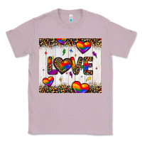 Lilac love hearts pride tumbler Classic Tee - JahusDesignShop