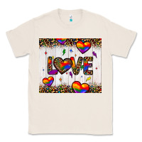 Natural love hearts pride tumbler Classic Tee - JahusDesignShop