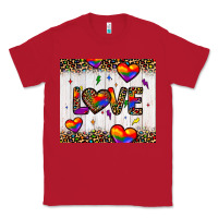 Red love hearts pride tumbler Classic Tee - JahusDesignShop