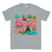 Heather Grey christmas fla la la la la mingo Classic Tee - MaliasSmallBusiness