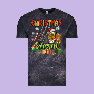 Christmas Season Vintage Tee Designed By Maliassmallbusiness
