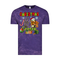Cloud Purple christmas season Vintage Tee - MaliasSmallBusiness