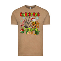 Vintage Coffee christmas season Vintage Tee - MaliasSmallBusiness