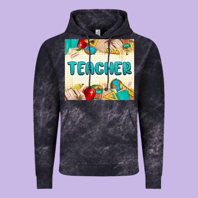 Teacher Vintage Hoodie Designed By Maliassmallbusiness