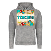 Cloud Rock teacher Vintage Hoodie - MaliasSmallBusiness