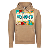 Vintage Coffee teacher Vintage Hoodie - MaliasSmallBusiness