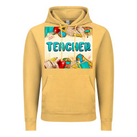 Vintage Mustard teacher Vintage Hoodie - MaliasSmallBusiness