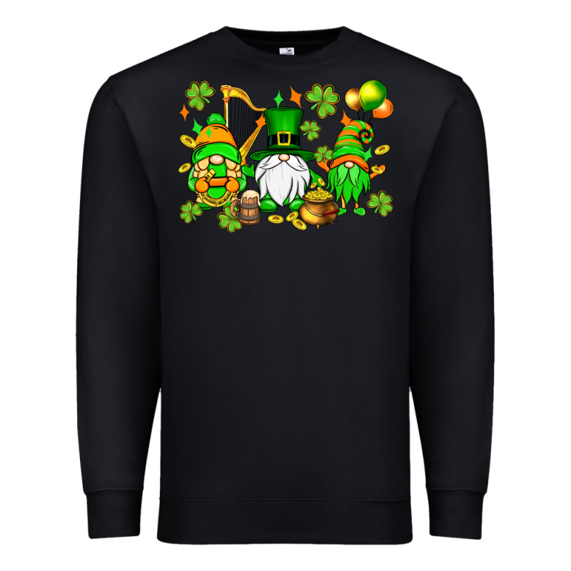 St. Patrick's Day Gnomes Premium Sweatshirt by OliviaCreatesArt | Teevron