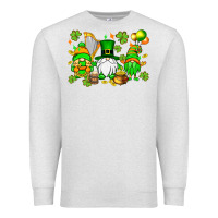 Oatmeal Heather St. Patrick's Day gnomes Premium Sweatshirt - OliviaCreatesArt