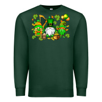 Sports Green St. Patrick's Day gnomes Premium Sweatshirt - OliviaCreatesArt