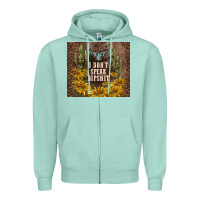Seafoam i don't speak dipshit Zipper Hoodie - TumblerDesignByShophia