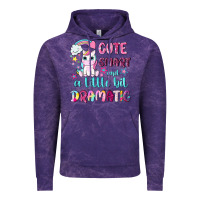 Cloud Purple cute smart and a little bit dramatic with unicorn Vintage Hoodie - NancyCooperArtShop