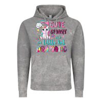 Cloud Rock cute smart and a little bit dramatic with unicorn Vintage Hoodie - NancyCooperArtShop