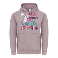 Vintage Zinc cute smart and a little bit dramatic with unicorn Vintage Hoodie - NancyCooperArtShop