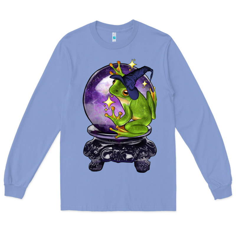 Halloween Frog With Crystal Ball Long Sleeve Tee by LillyAllenDesigns | Teevron