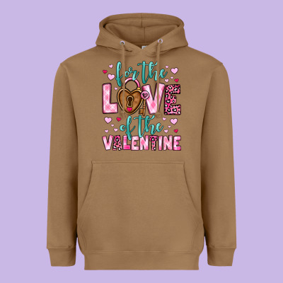 For The Love Of The Valentine Heavyweight Hoodie Designed By Oliviacreatesart