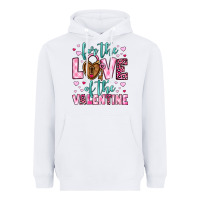 White for the love of the valentine Heavyweight Hoodie - OliviaCreatesArt