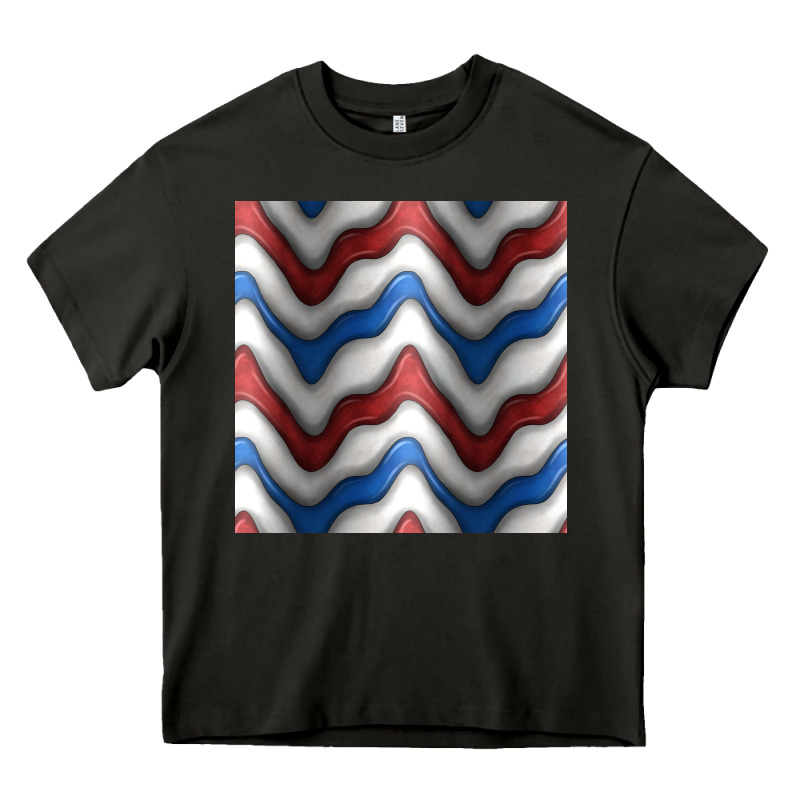 4th July Stripes Seamless Pattern Heavy Core Tee by BundleAndBundleShop | Teevron