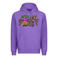 Purple Mardi Gras party Premium Hoodie - HowdyJamesFarm