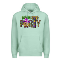 Seafoam Mardi Gras party Premium Hoodie - HowdyJamesFarm