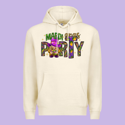 Mardi Gras Party Premium Hoodie Designed By Howdyjamesfarm