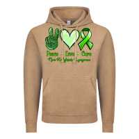 Vintage Coffee Peace Love Cure Non Hodgkins Lympoma Vintage Hoodie - Jasminsmagicworld