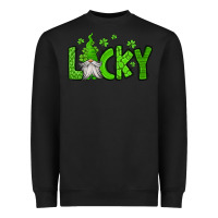 Black lucky gnome st patricks day Heavyweight Sweatshirt - Jasminsmagicworld