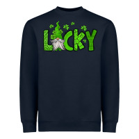 Navy lucky gnome st patricks day Heavyweight Sweatshirt - Jasminsmagicworld