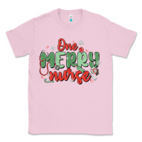 Bubblegum Pink one merry nurse Classic Tee - MaliasSmallBusiness
