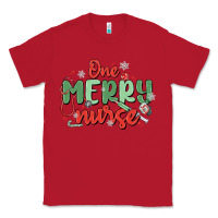 Red one merry nurse Classic Tee - MaliasSmallBusiness