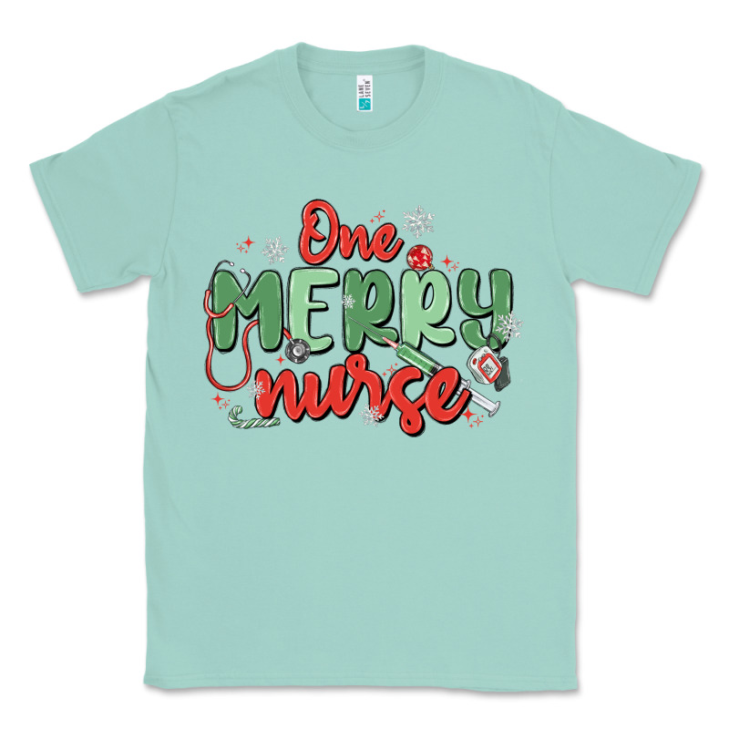 One Merry Nurse Classic Tee by MaliasSmallBusiness | Teevron