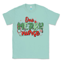 Seafoam one merry nurse Classic Tee - MaliasSmallBusiness