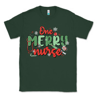 Sports Green one merry nurse Classic Tee - MaliasSmallBusiness