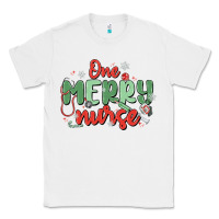 White one merry nurse Classic Tee - MaliasSmallBusiness
