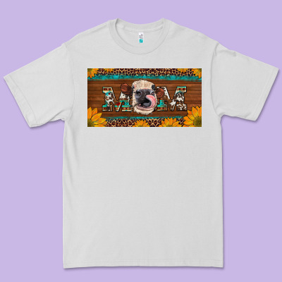 Western Heifer Mom With Sunflowers And Turquoise License Plate Premium Tee Designed By Artiststas
