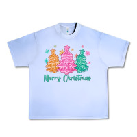 Grape Ice merry christmas glitter trees Urban Heavy Tee - MaliasSmallBusiness