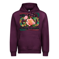 Mauve Wine With god all things are possible leopard frame Urban Hoodie - LillyAllenDesigns