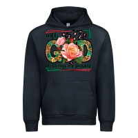 Navy With god all things are possible leopard frame Urban Hoodie - LillyAllenDesigns