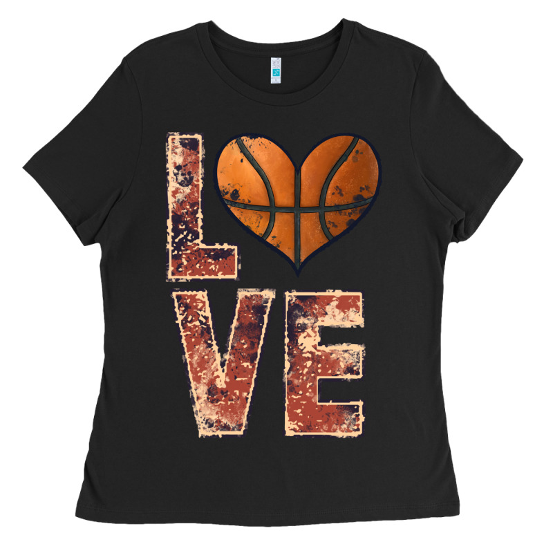 Basketball Love Ladies Tee by JahusDesignShop | Teevron