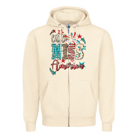 Sandshell Little miss America 4th of july Zipper Hoodie - HowdyJamesFarm