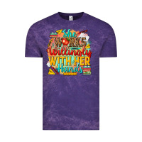 Cloud Purple she works willingly with her hands teacher Vintage Tee - NancyCooperArtShop