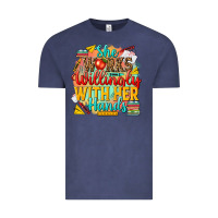 Vintage Denim she works willingly with her hands teacher Vintage Tee - NancyCooperArtShop