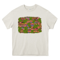 Cream cinco de mayo cactus Heavy Core Tee - Artiststas