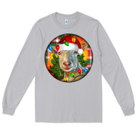 Moon Dust Saanen Goat Christmas Long Sleeve Tee - LillyAllenDesigns